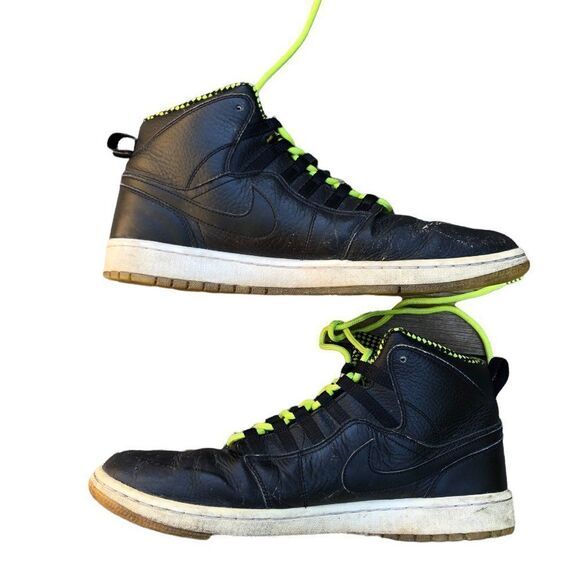 RARE 2013 Nike Air Jordan 1 Retro 94 Black Venom Gree Size 11.5 - Picture 5 of 16